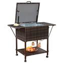 Cooler Outdoor Black Cart - 23