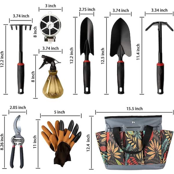 9-Piece Garden Tool Set