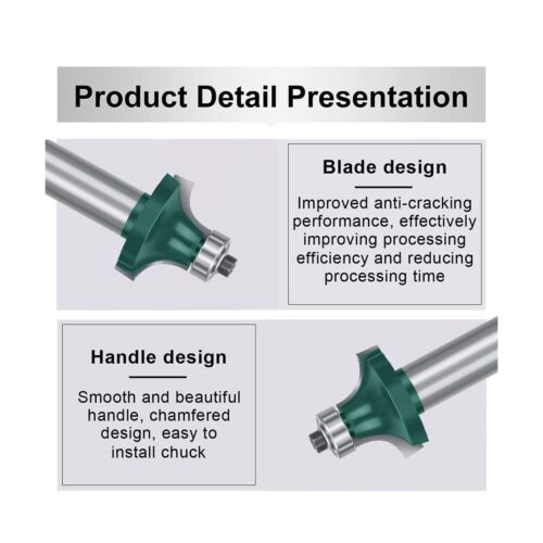 PEALIFE 37 Pack Router Bit Set Panel Cabinet Door Drawer Rail and Stile Route...