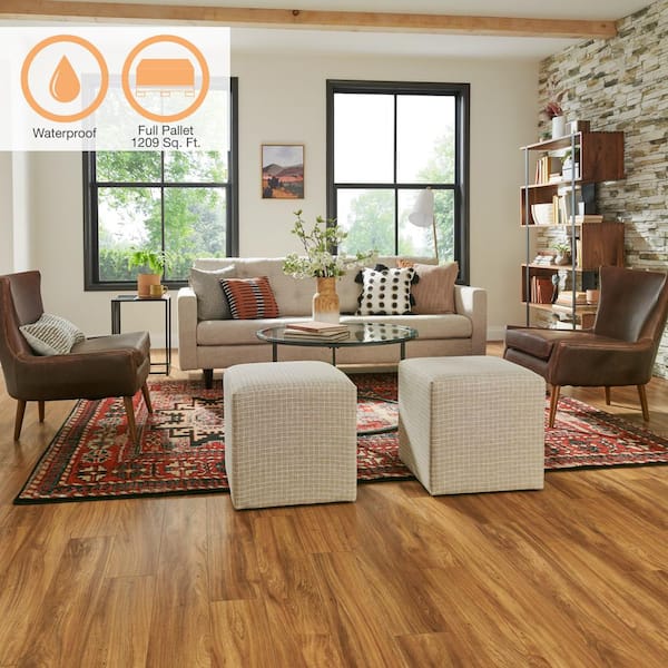 XP+ Catalina Acacia 10 mm T x 6.1 in. W Waterproof Laminate Wood Flooring (1209 sqft/pallet)