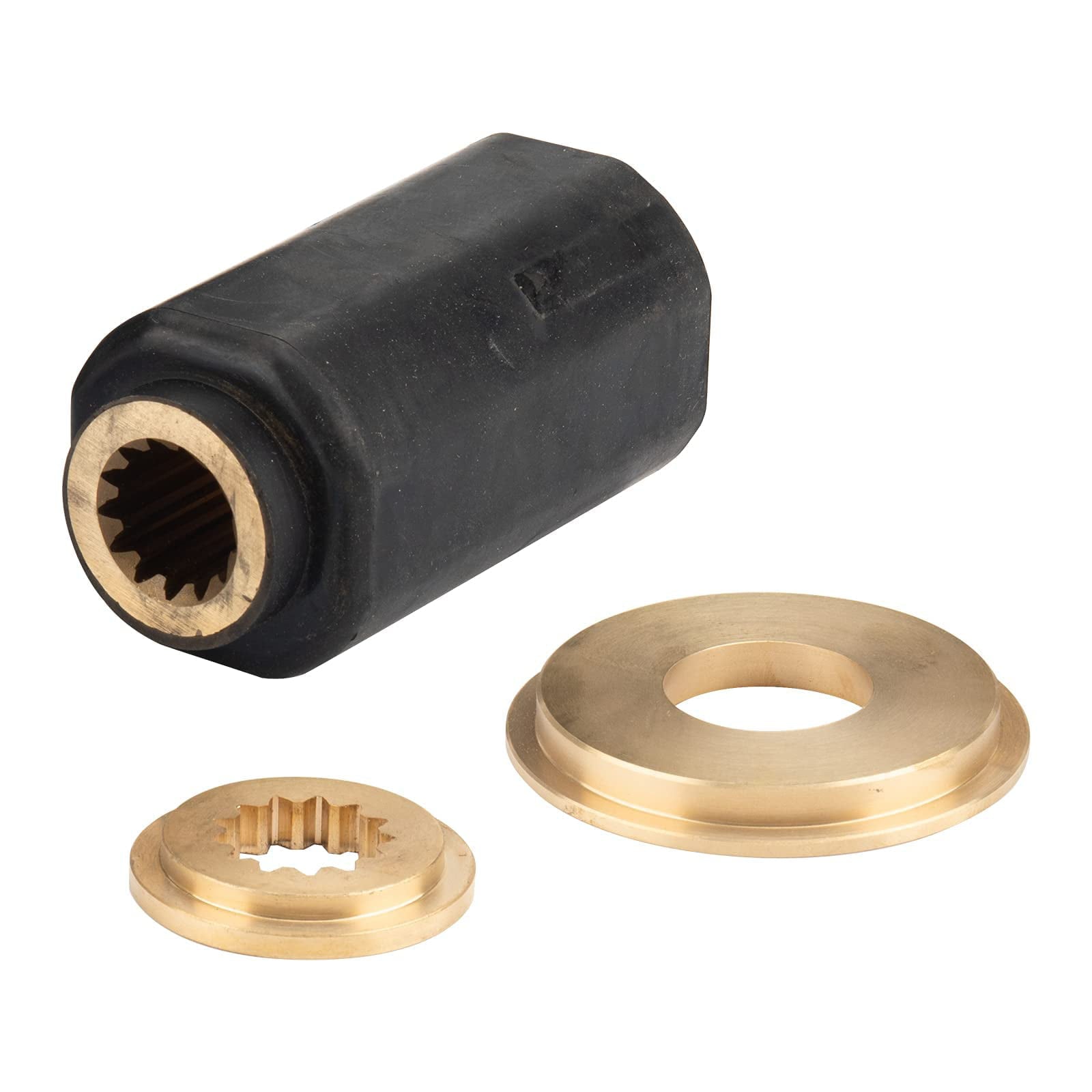 Qiclear OEM 13 1/4x17 Upgrade Aluminum Propeller Fit BRP Johnson Evinrude OMC Stern Drive 40-140 HP (Hub Kits Included) 13 Spline Tooth Parts No. 765183 RH