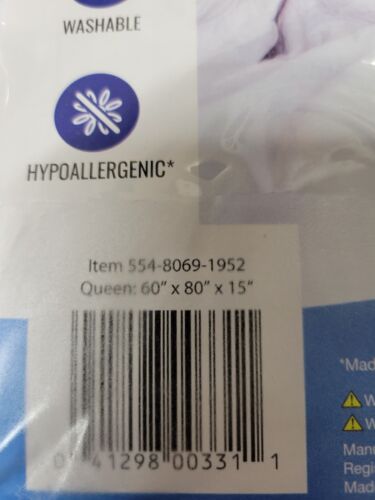 DMI  Queen Size 15" Mattress Protector Waterproof