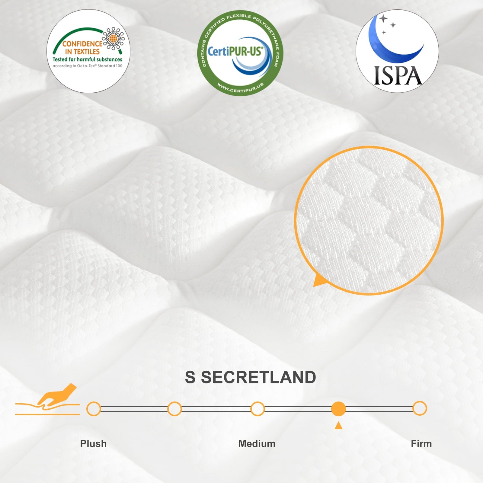 12 inch Queen Size Innerspring Mattress, Hybrid Mattress in a Box, Queen Mattress