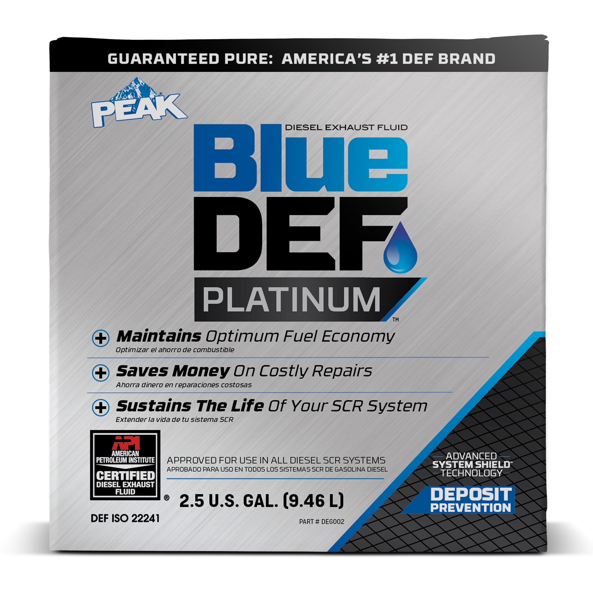 BlueDEF PLATINUM 2.5 Gallon