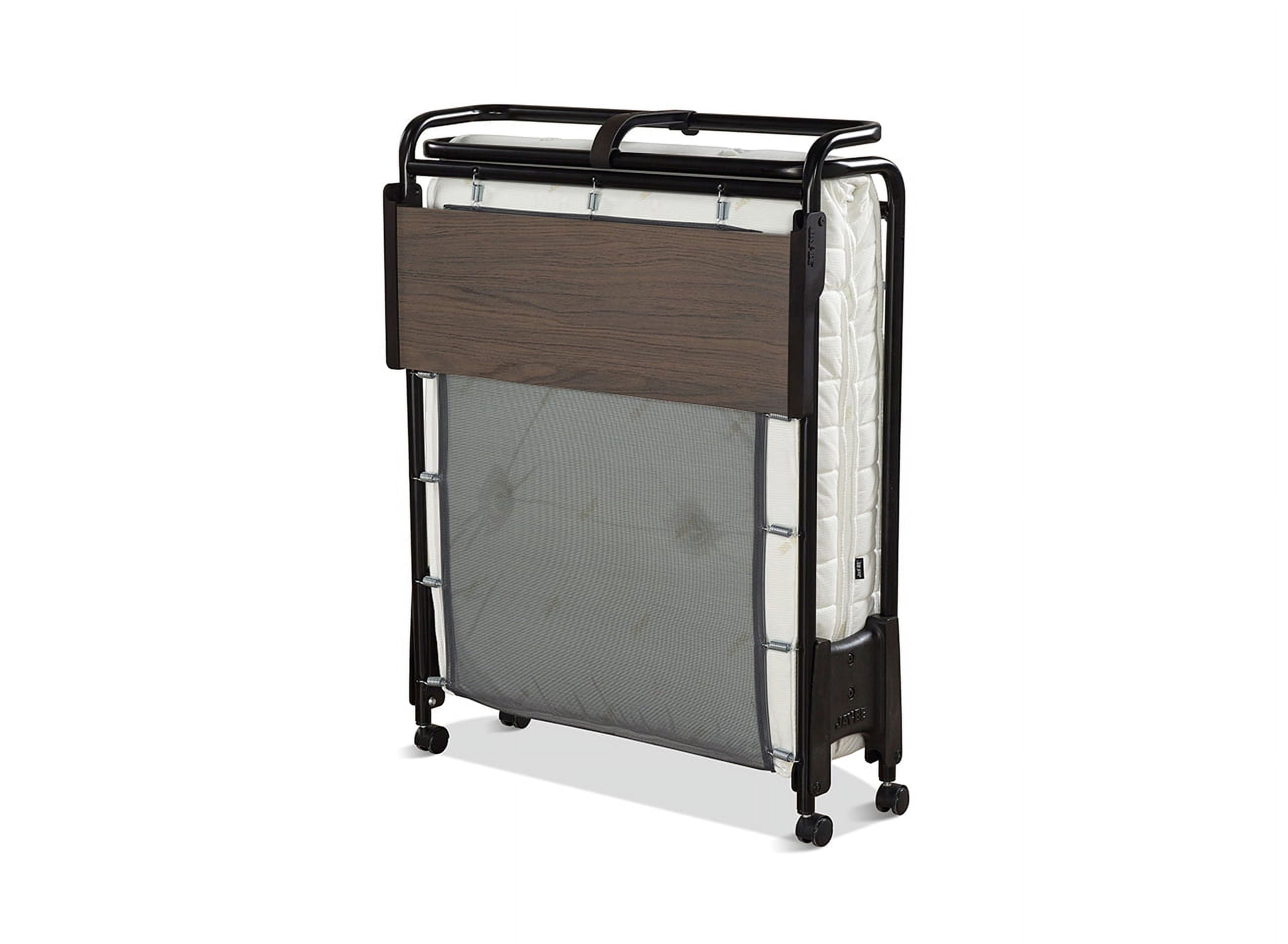 Jay-Be Inspire Folding Bed with Micro e-Pocket Spring Mattress and Headboard, Twin,