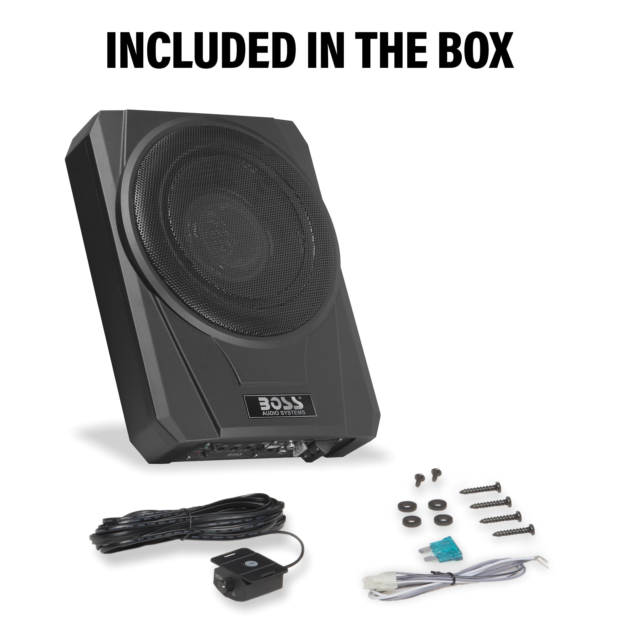 BOSS Audio Systems BASS10 Amplified 10” Car | Certified Refurbished