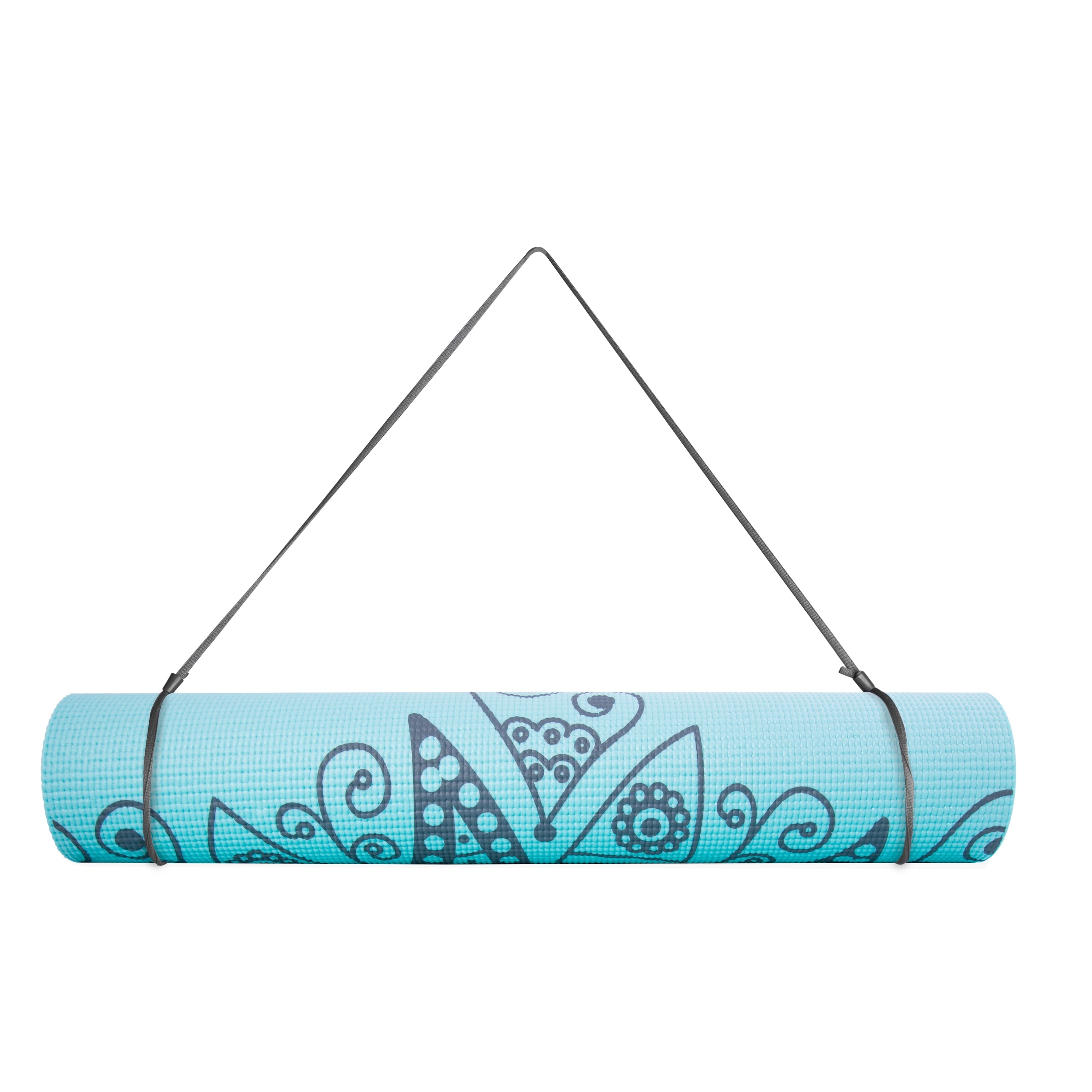 CAP Yoga Mat with Carry Strap, Mandala