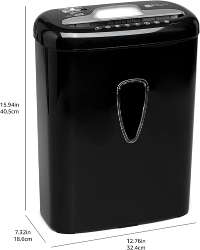 Amazon Basics 6 Sheet High Security Micro Cut Paper and Credit Card Home Office