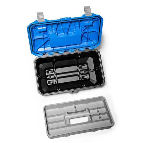 Crossbox 17 in. Drawer Tool Box in Blue and Black