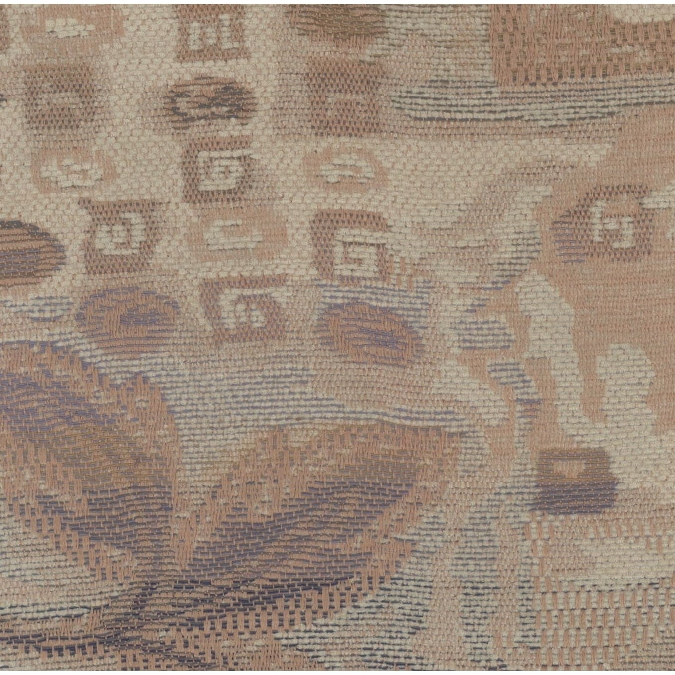 International Caravan Papasan Stool with Jacquard Chenille Cushion