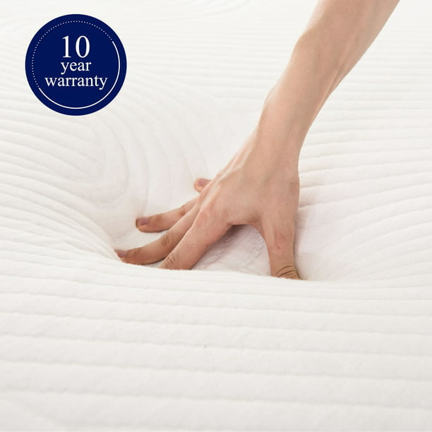 Cooling Gel Memory Foam Mattress for Home, RVs, Campers (8 inch, Queen)