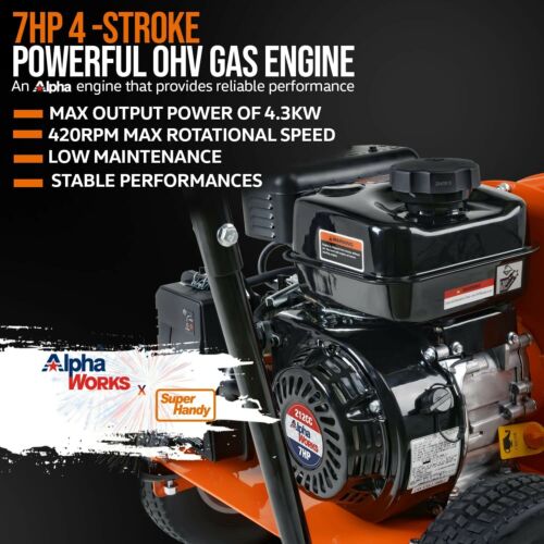 Jet Sweep ManSuperHandy Leaf-SNOW Blower Wheeled Walk Behindual Propelled Power