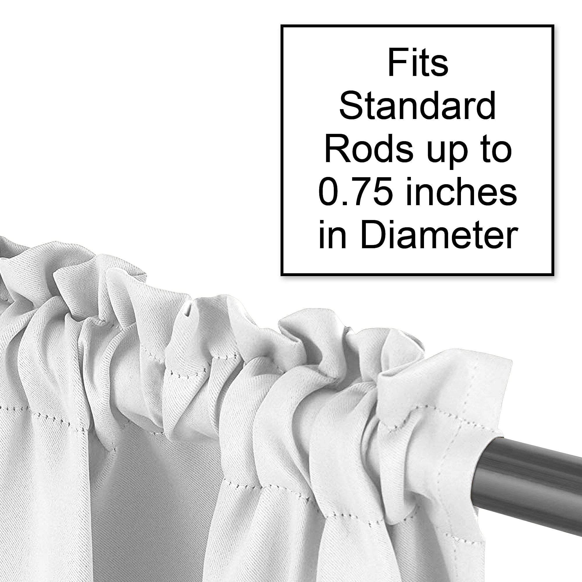 Gray and White Chevron Collection Zig Zag Window Valance