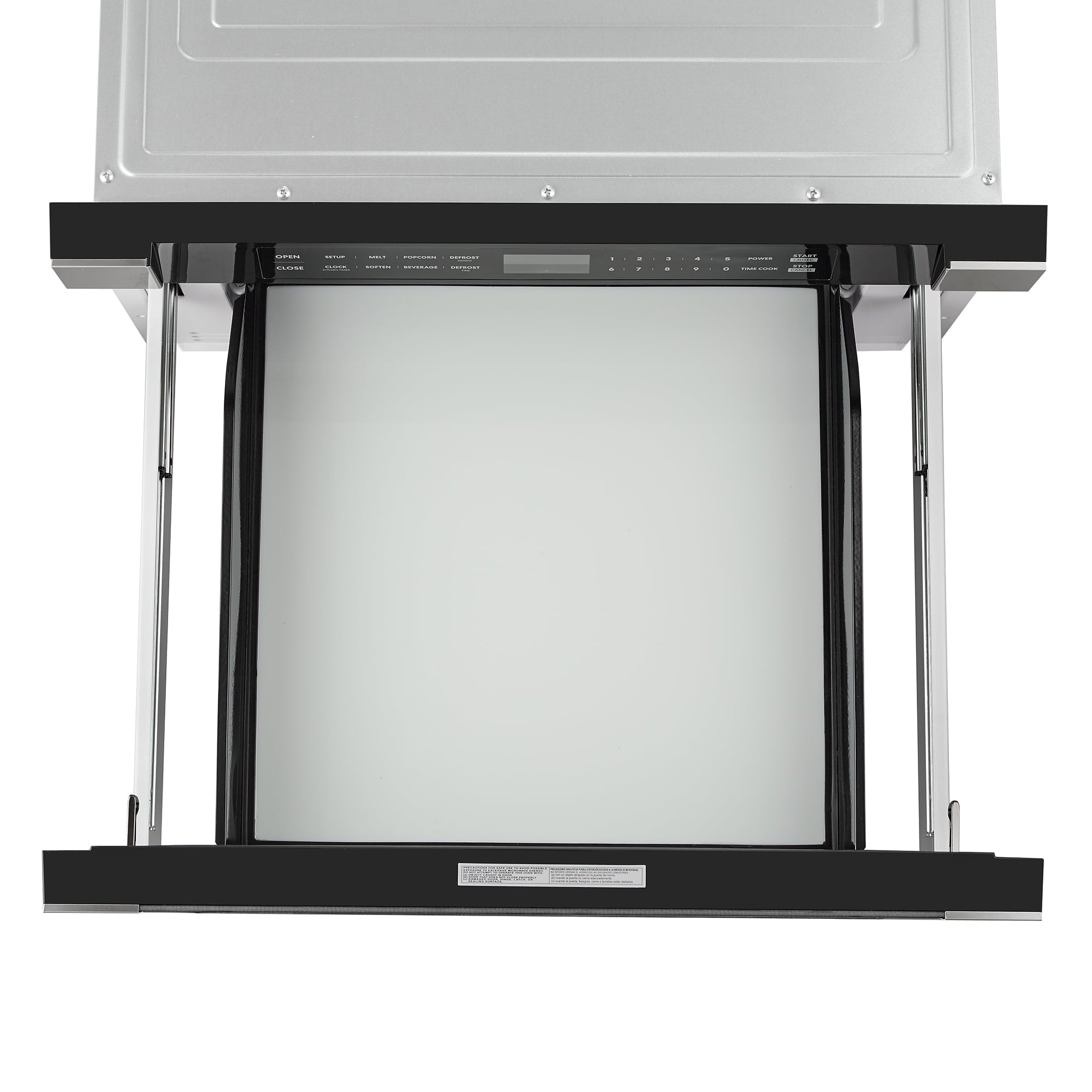 Cosmo 24 in. Built-in Microwave Drawer with Automatic Presets, Touch Controls, Defrosting Rack and 1.2 cu. ft. Capacity in Stainless Steel