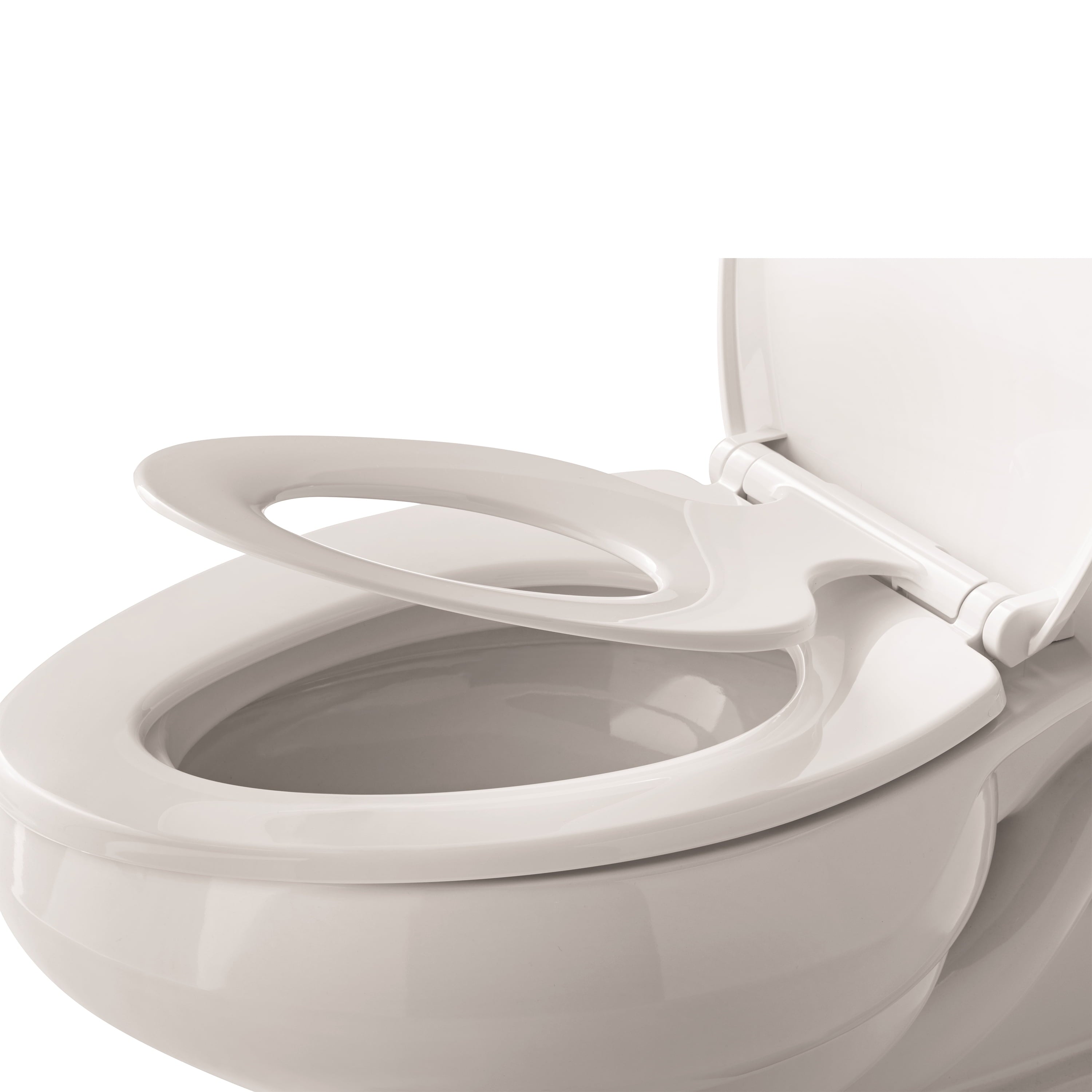 Mainstays Pp Elongated Toilet Seat W/t Child Seat