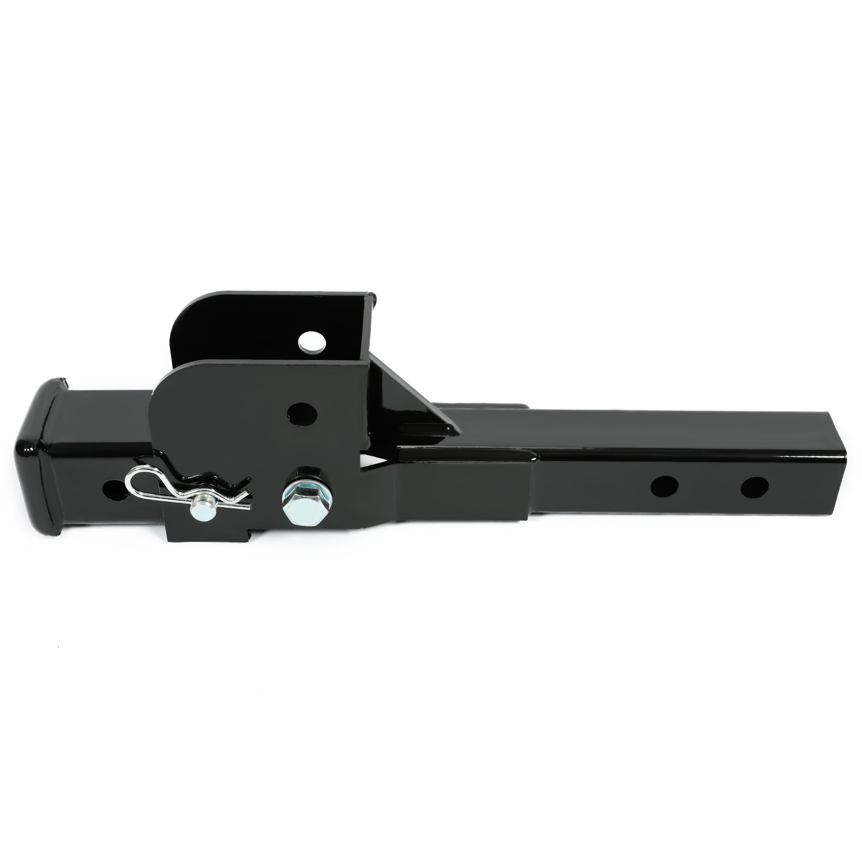 Kojem Folding 2” Trailer Hitch Mount Receiver Up to 500 Pounds Tongue Weight Wheelchair Cargo Carrier Steel Black