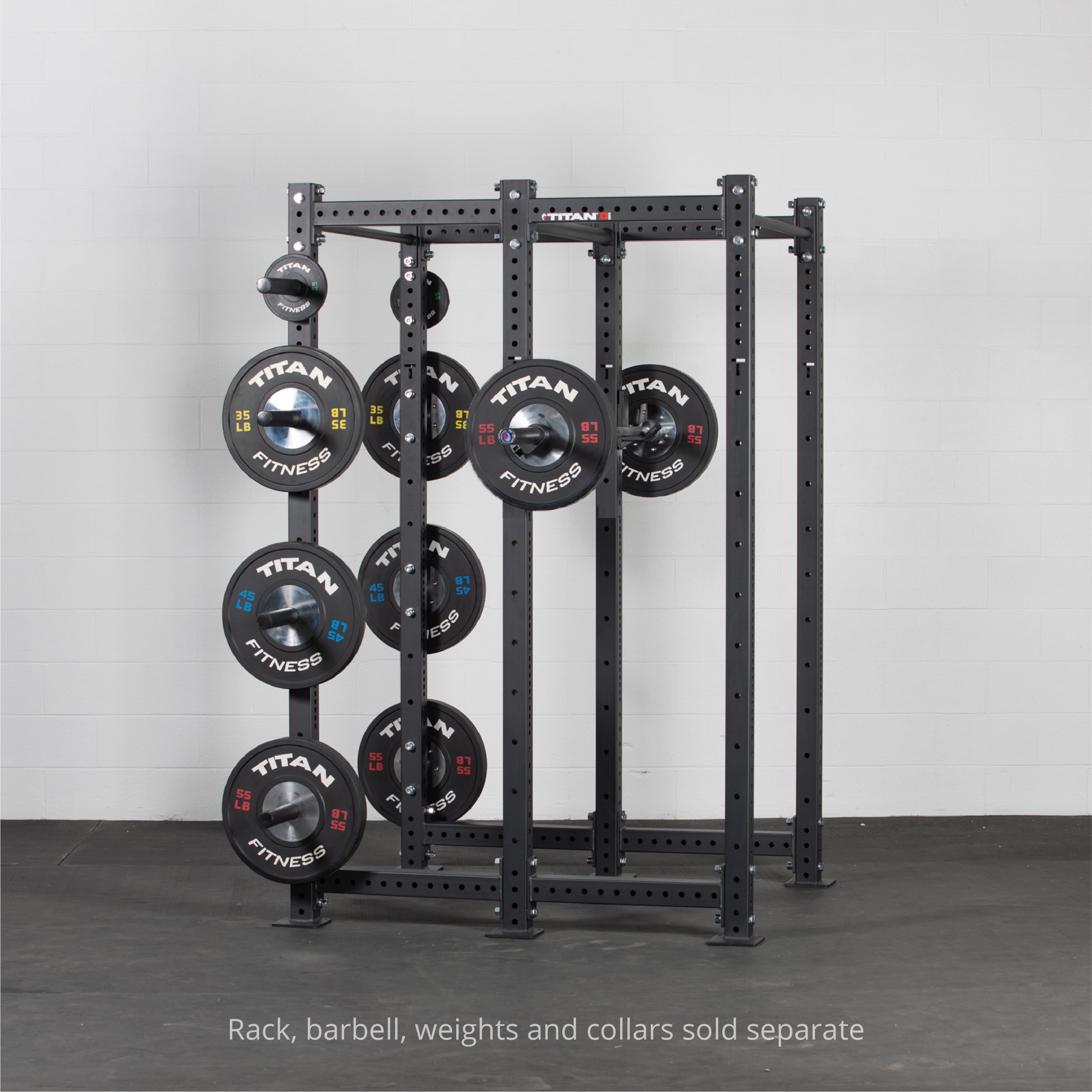 Titan Fitness X-3 Series Tall Bolt Down 24-in. D Extension Kit 90-in. H