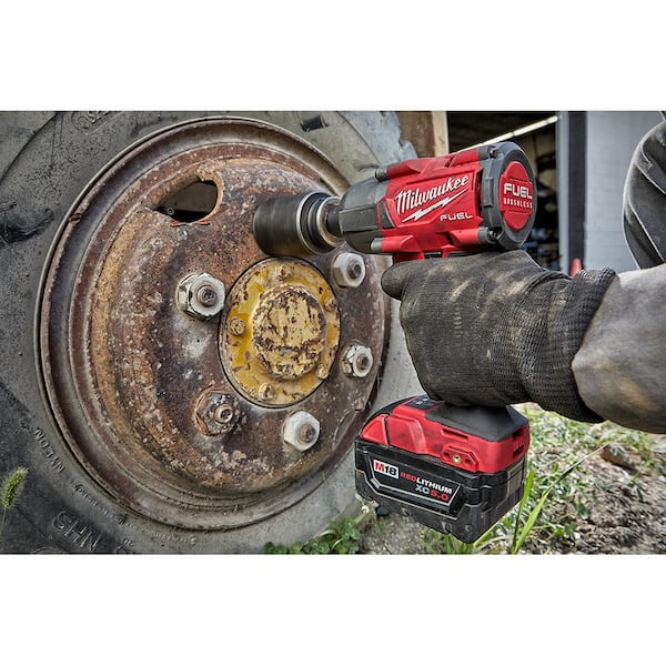 M18 FUEL GEN-2 18V Lithium-Ion Mid Torque Brushless Cordless 3/8 in. and 1/2 in Impact Wrench (2-Tool)