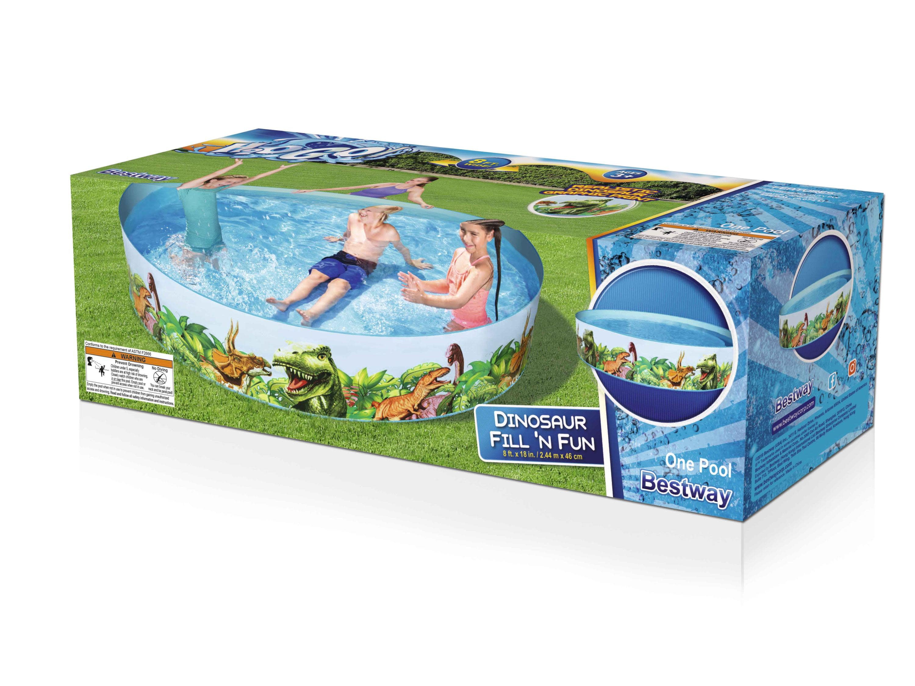 H2ogo! 8ft Fill`n Fun Pool, Easy-Set Pools, Round