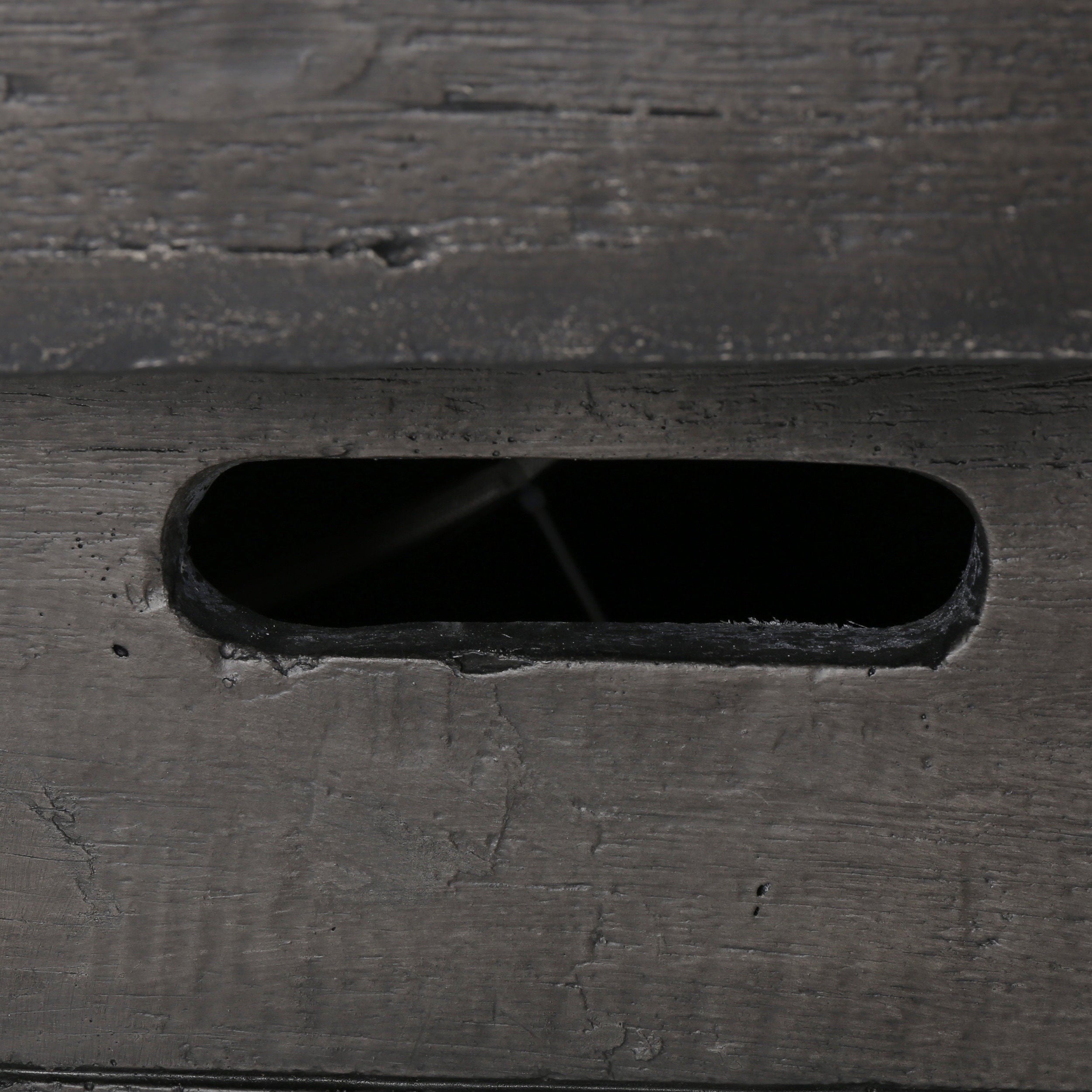 Mayer Grey Magnesium Oxide Square Gas Fire Pit