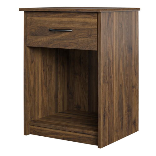 Classic Nightstand with Drawer, Walnut