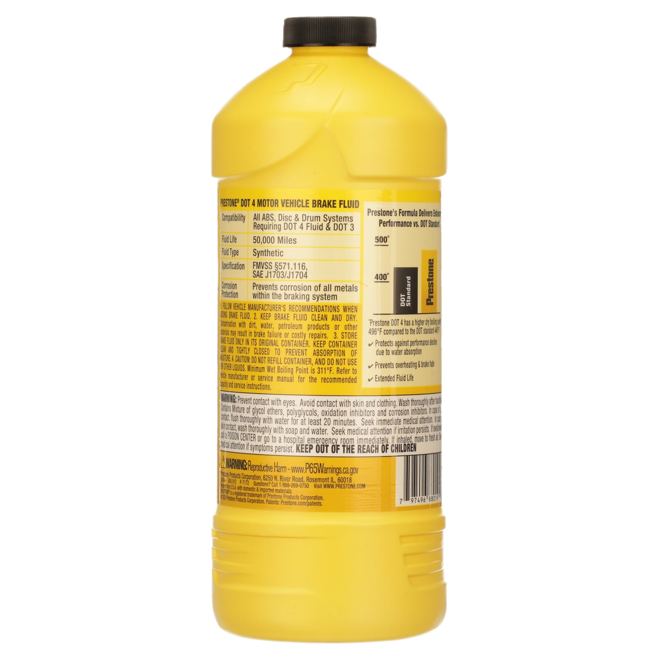 Prestone Dot 4 Brake Fluid 32 fl oz