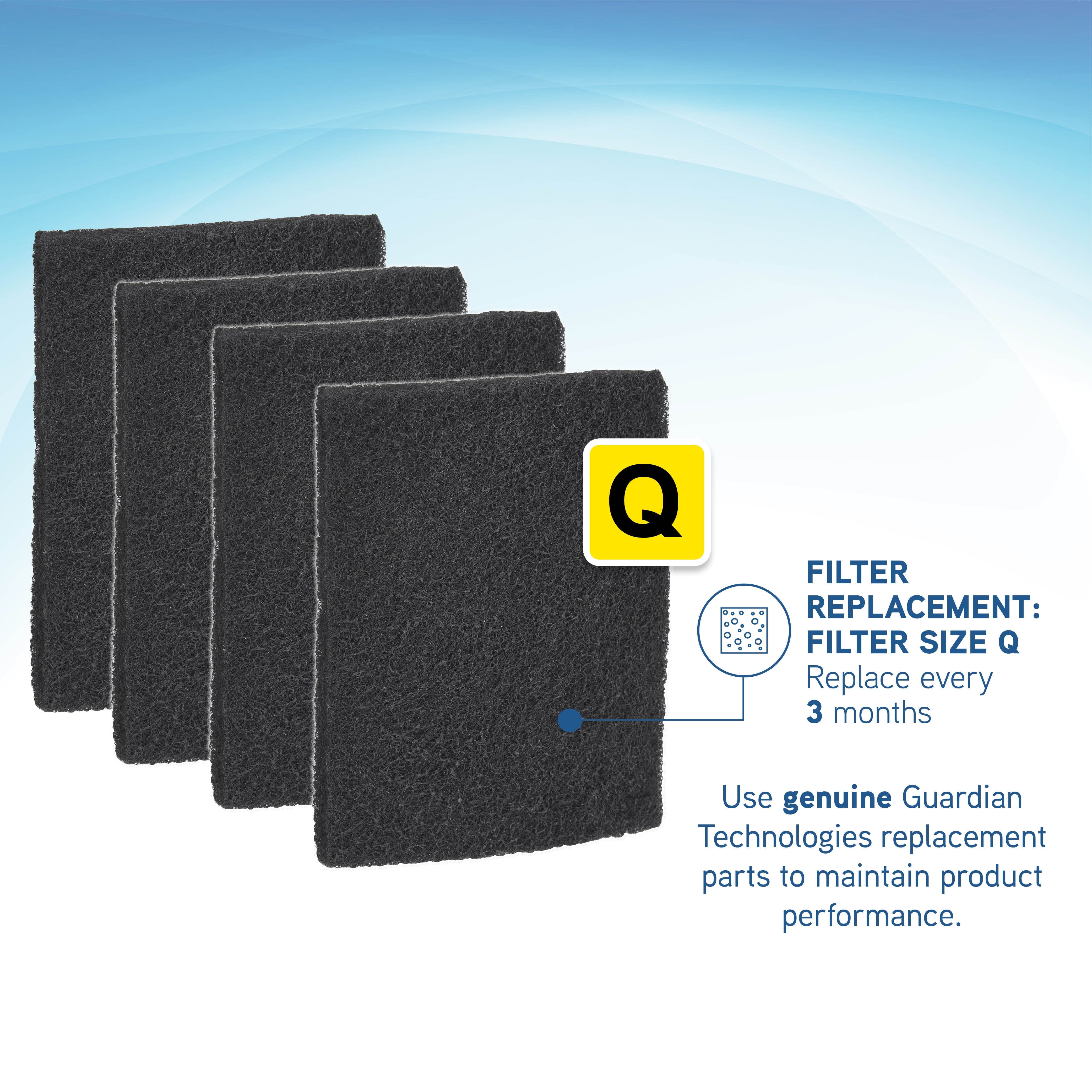 Germ Guardian AC225W UV-C Pluggable Air Purifier with UV-C Light and Nightlight