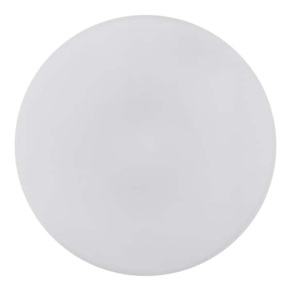 Luis 11 in. Light Matte Black Adjustable CCT Integrated LED Flush Mount