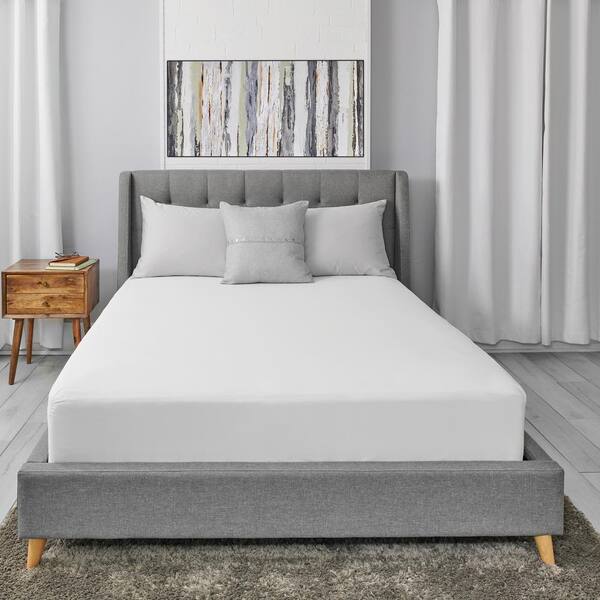 Waterproof Allergy Protection Polyester Zippered Full Mattress Protector