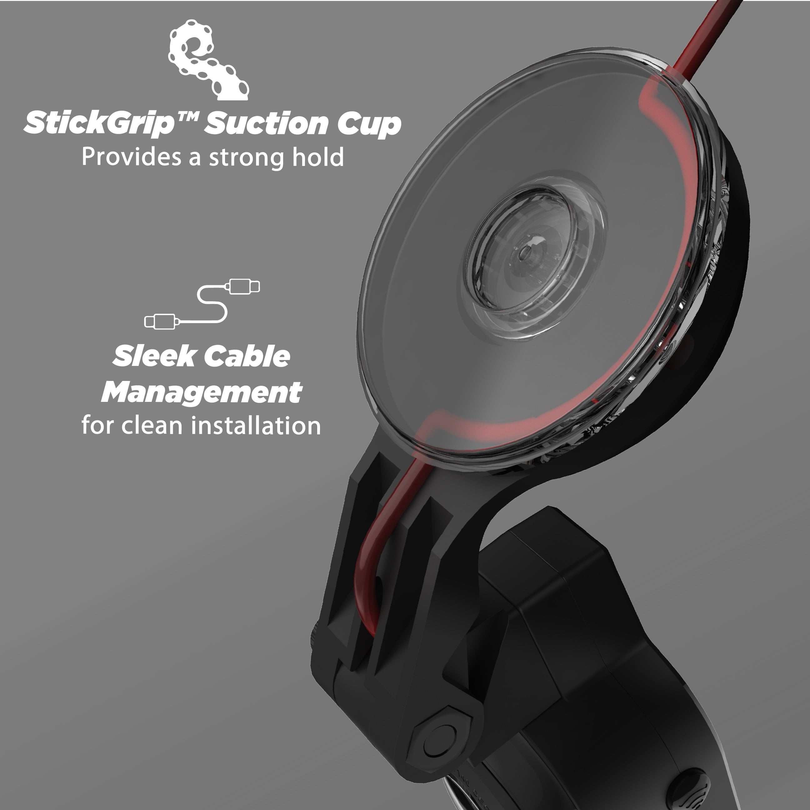 Scosche NEXC11032W-SP1 Full HD Smart Windshield Mount Car Dash Cam Powered by Nexar Black