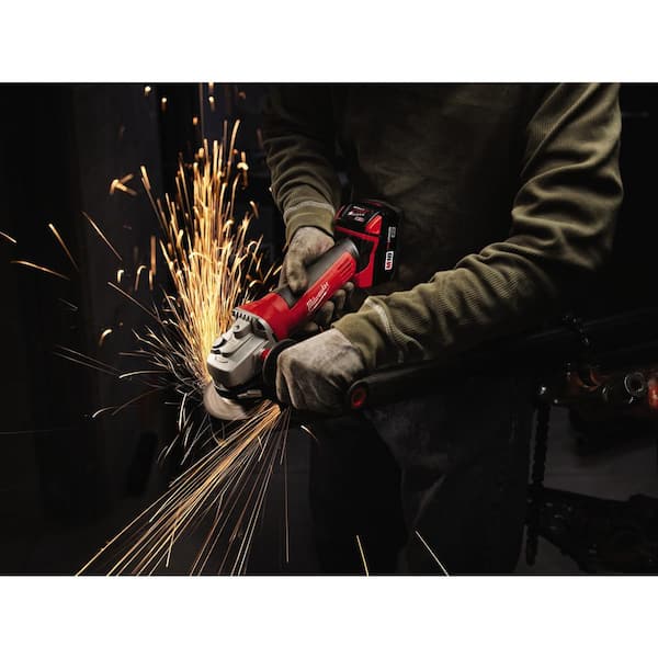 M18 18V Lithium-Ion Cordless Drill Driver/Impact Driver Combo Kit (2-Tool) W/ Reciprocating Saw & Cut-Off/Grinder