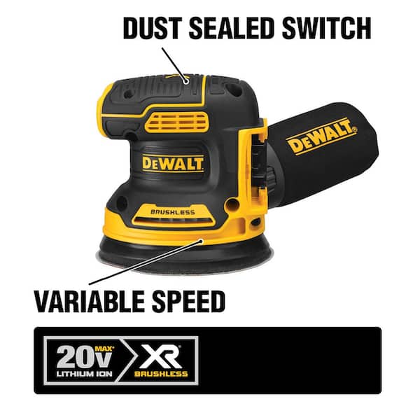 20V MAX XR Cordless Brushless 5 in. Random Orbital Sander (Tool Only)