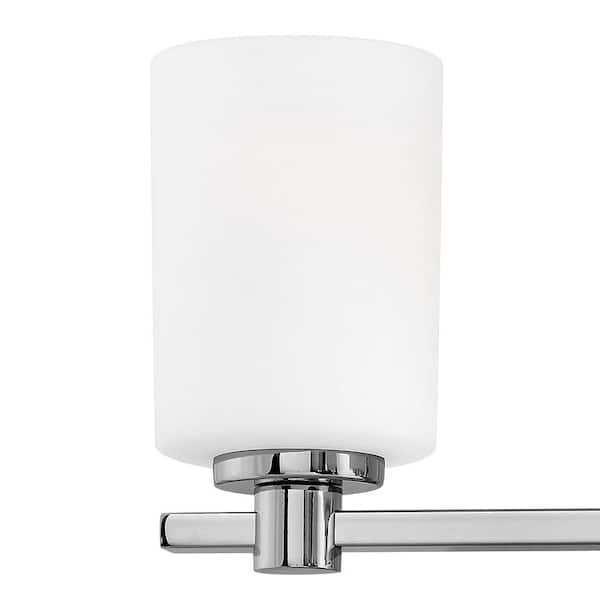 Karlie 35.5 in. 5-Light Chrome Vanity Light