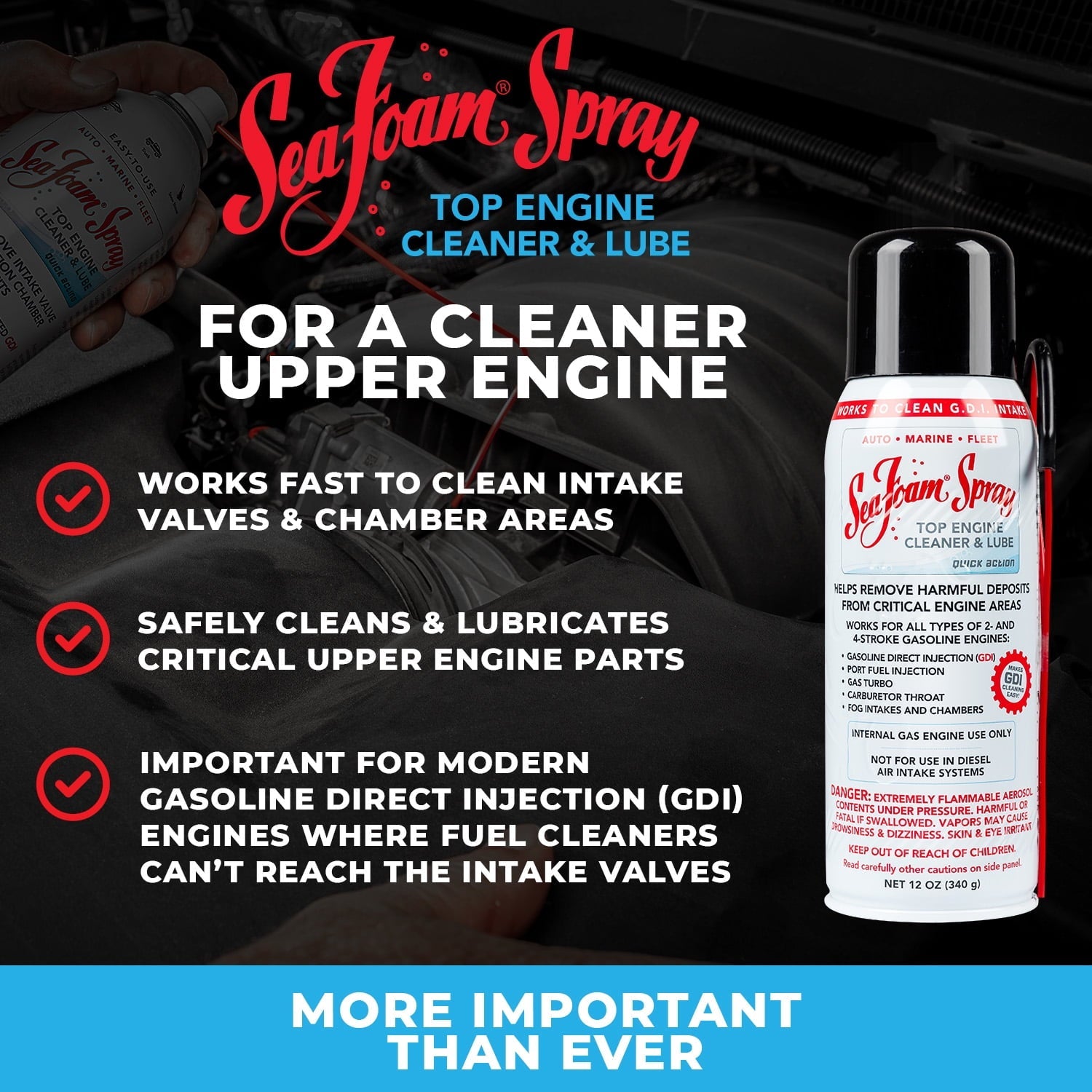 Sea Foam SS14 Cleaner and Lube Spray