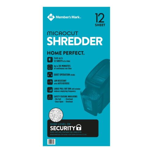 Member's Mark 12-Sheet Micro-Cut Shredder