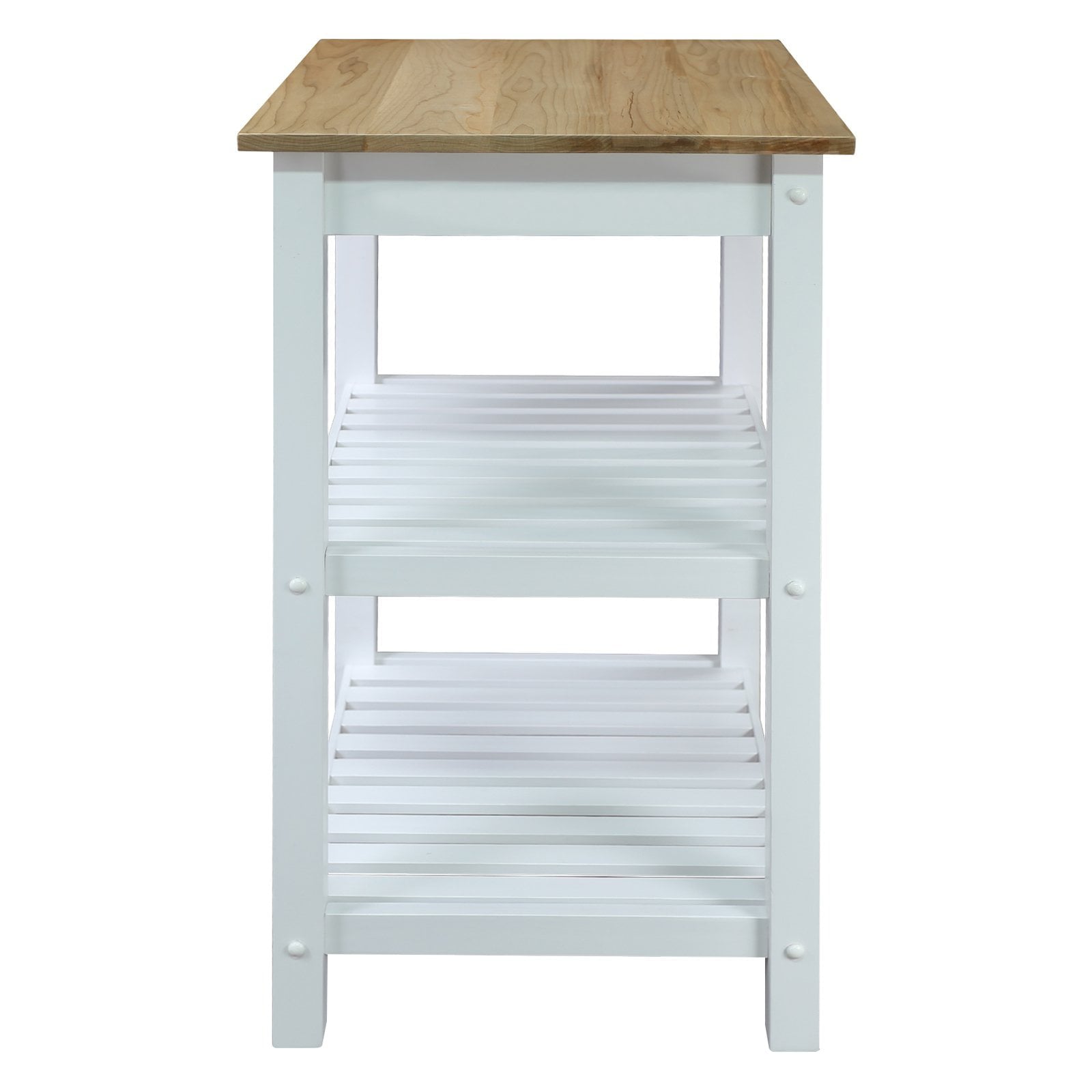 Sunrise Kitchen Island with American Harvest Hardwood Top