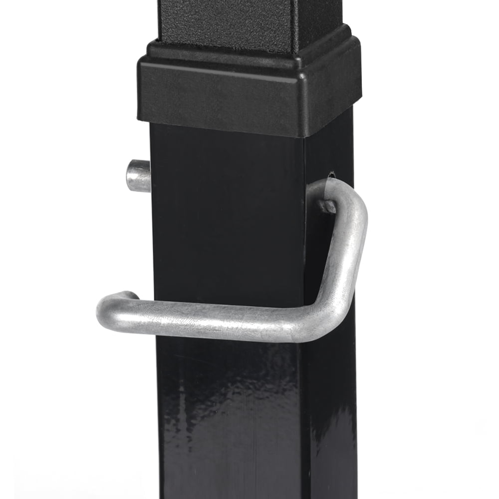 Yaheetech 2 Pieces Adjustable Rack Standard Solid Steel Squat Stands Barbell Free Press Bench