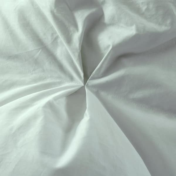 Pintuck Stitch Heavy Weight Gray King White Duck Down/Feather Blend Comforter