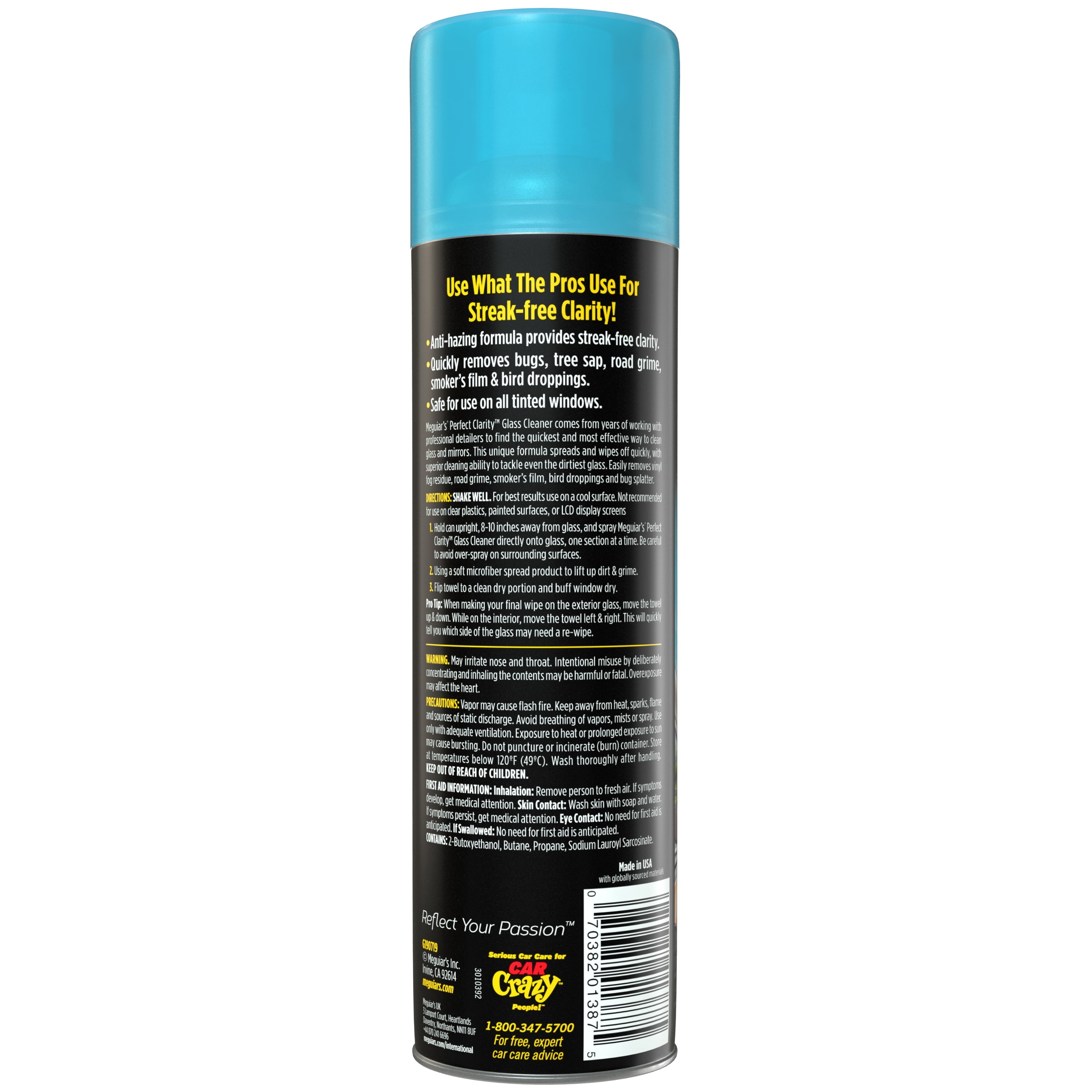 Meguiar's G190719 Perfect Clarity Glass Cleaner, 19 Oz