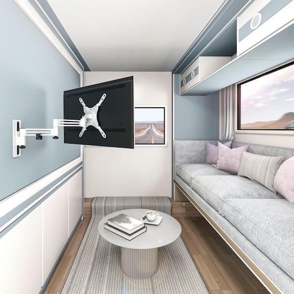 Full Motion Lockable RV TV Mount for 23 in. to 43 in.