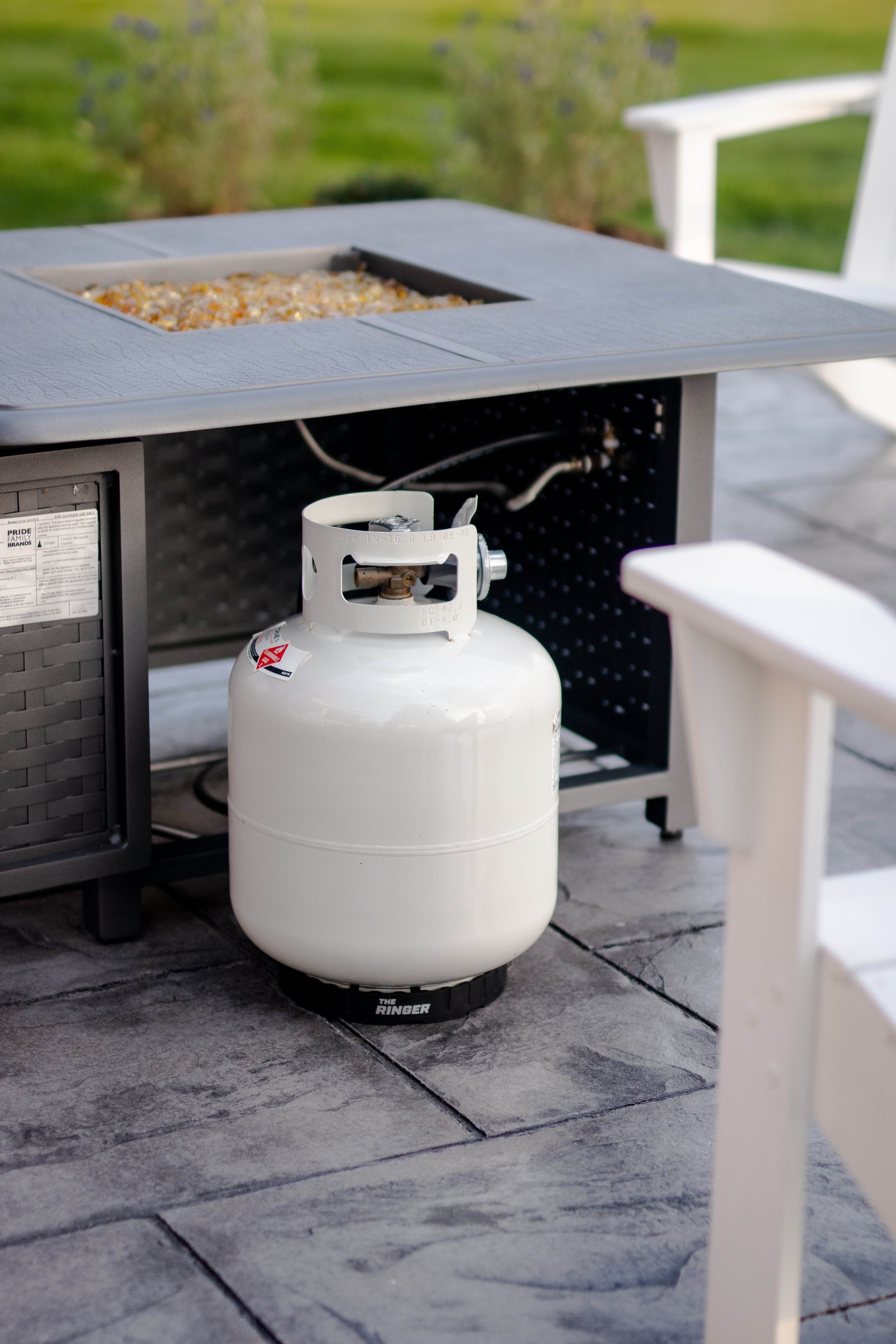 THE RINGER: Propane Tank Holder