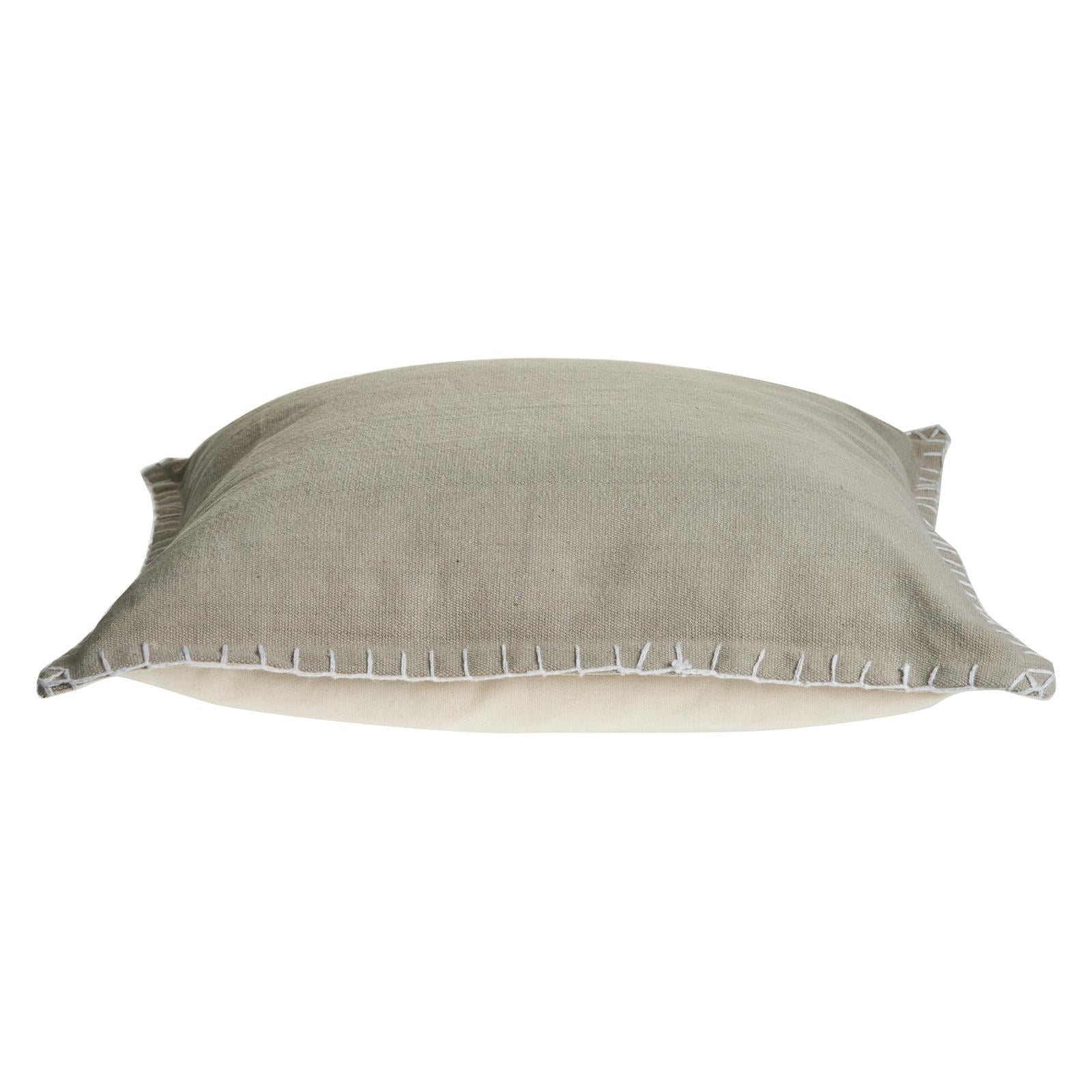 LR Home Embroidered Edged Throw Pillow