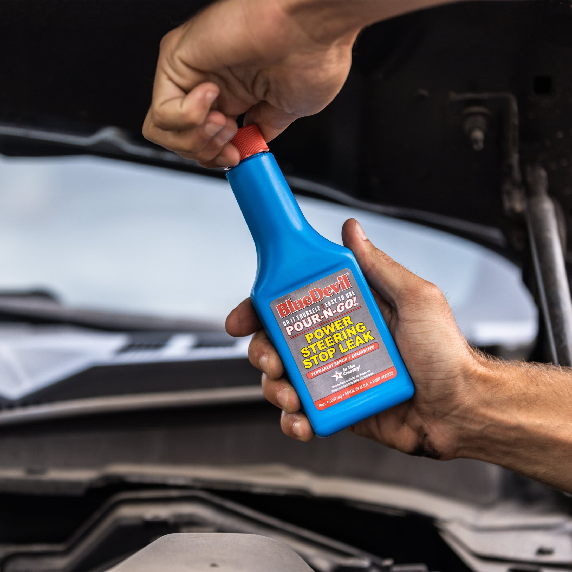 BlueDevil Power Steering Stop Leak Bldvl, 8 oz bottle 1 each