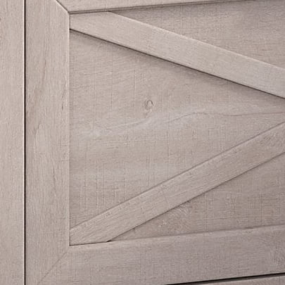 Bush Furniture Key West 2 Drawer Lateral File Cabinet in Pure White Oak