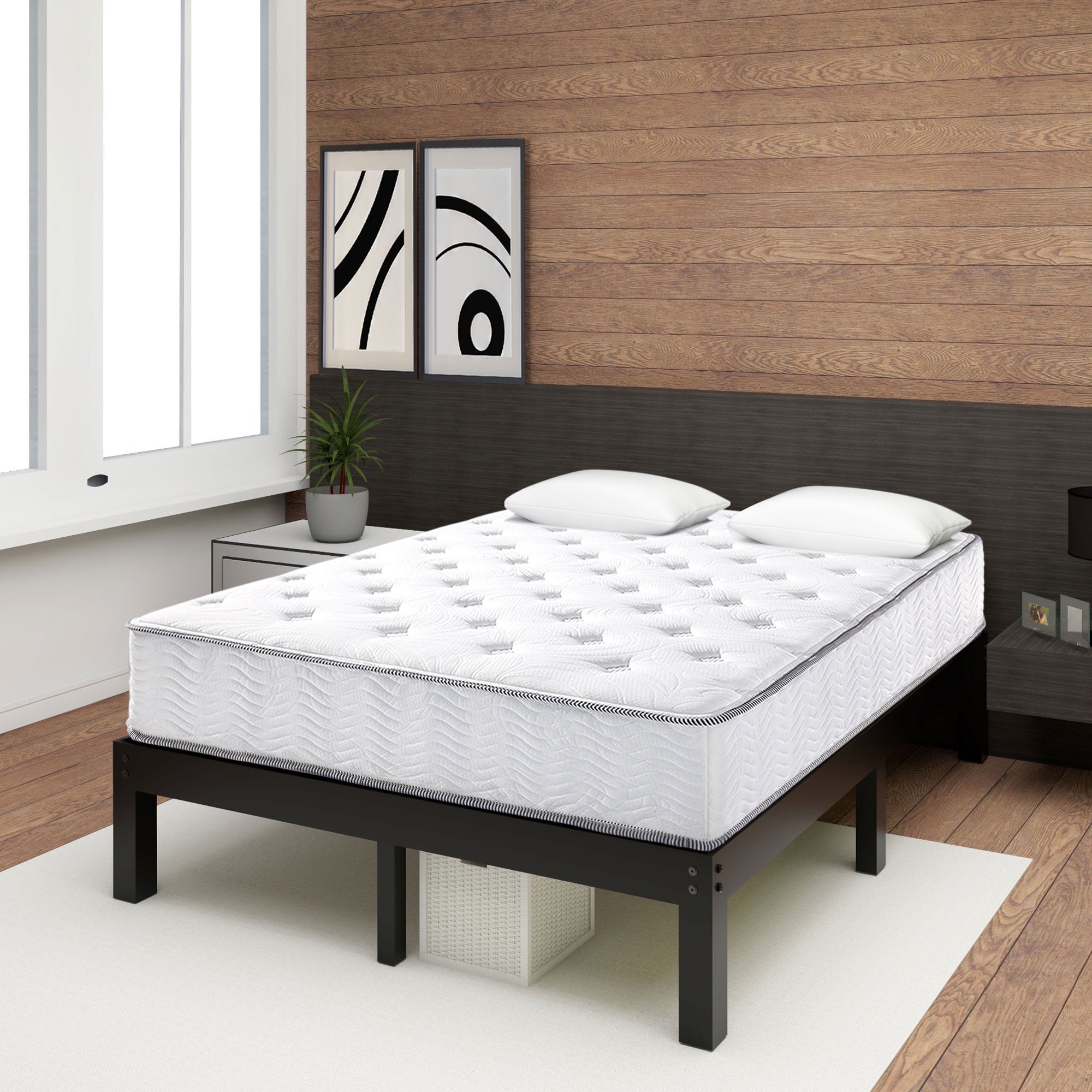 10 Inch Cool Sleeper Hybrid Mattress, Plush, Queen