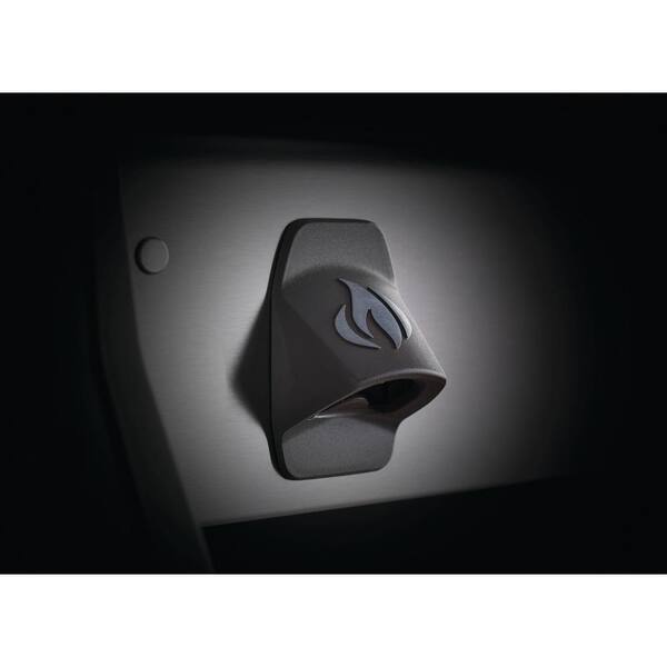 Rogue 4-Burner Propane Gas Grill in Stainless Steel with Infrared Rear and Side Burners