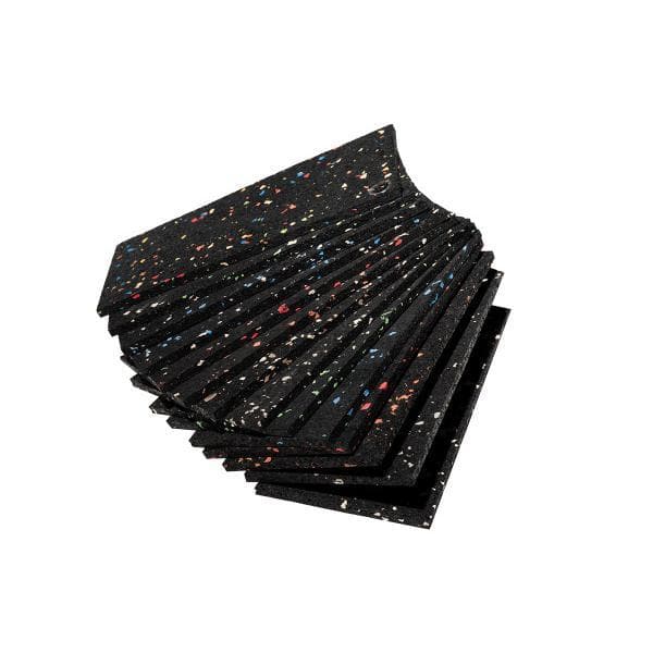 Eco-Lock Cross-Training Glacier 24 in. x 24 in. x 0.3 in. Rubber Gym Flooring Tiles (25.7 sq. ft.) (6-Pack)