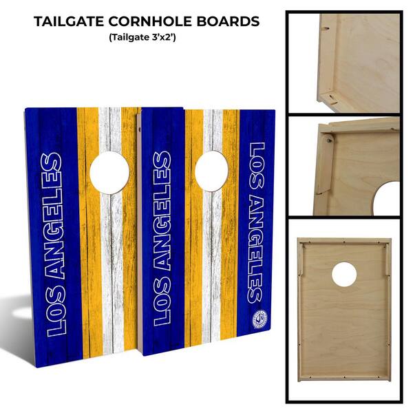 Los Angeles Football Cornhole Board Set (Includes 8 Bags)