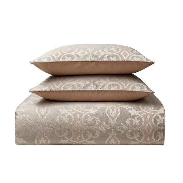 Travis 6 Piece Mocha Cal King Comforter Set