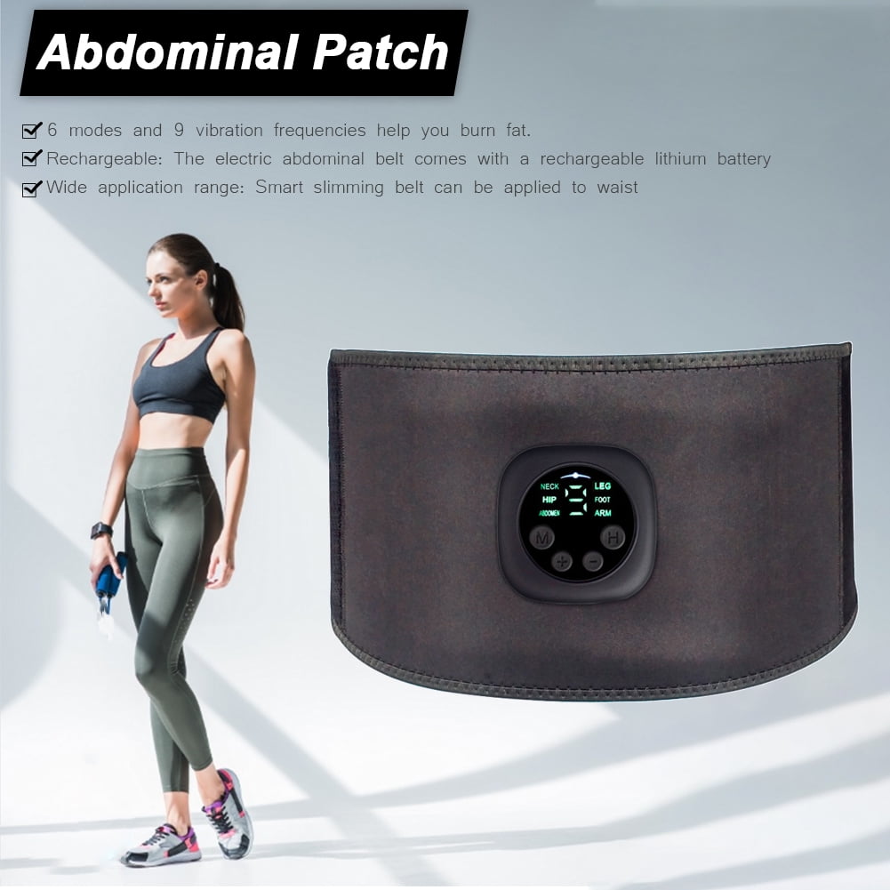 EMS Abdominal Slimming Belt Muscle Stimulator Weight Loss Fitness Trainer